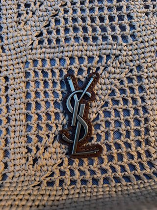 Bolso shopper YSL Beige/Marrón