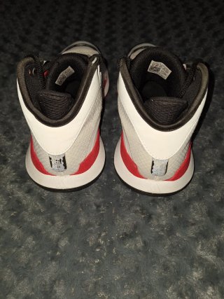 Zapatillas Adidas Baloncesto Blancas RojasT.42 2/3