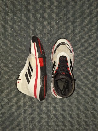 Zapatillas Adidas Baloncesto Blancas RojasT.42 2/3