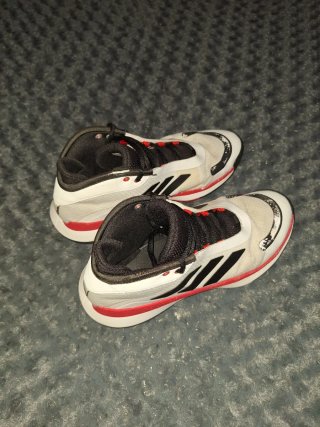 Zapatillas Adidas Baloncesto Blancas RojasT.42 2/3