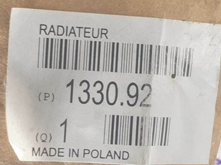 RADIADOR AGUA CITROEN CITROEN SAXO 1996-2002