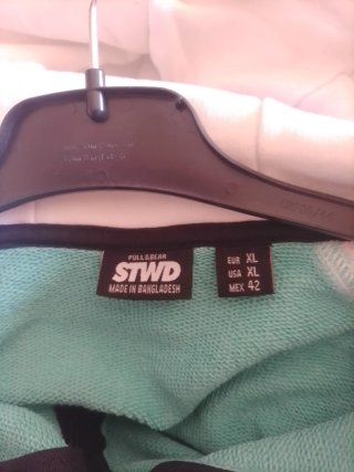 Sudadera Stwd Turquesa y Negra