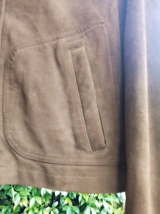 Chaqueta de Piel Zara Marrón