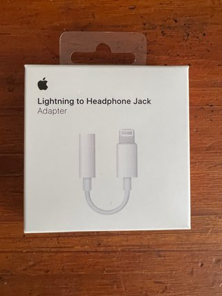 Adaptador Lightning a Jack Apple