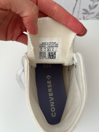 Zapatillas Converse Plataforma Talla 36.5