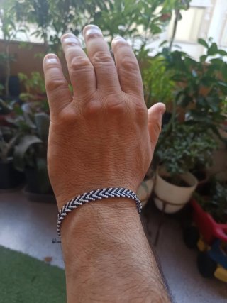 Pulsera Miyuki tejida