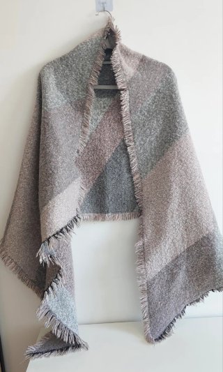 ✅️Bufanda Lana Multiuso - Poncho/Capa