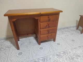 Escritorio madera pino maciza