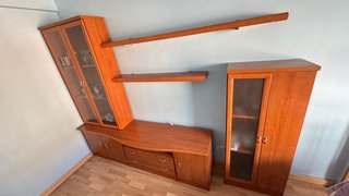 Mueble de salón modular de madera