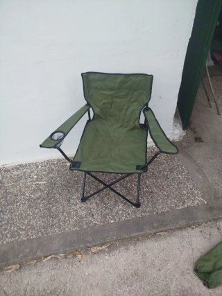 Silla plegable de caza, camping y playa