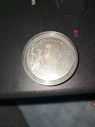 Moneda Conmemorativa Castilla La Mancha plata 925