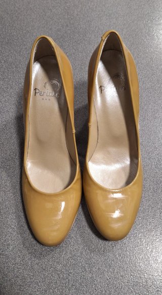 Zapatos de tacón charol mujer