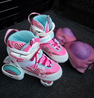 Patines con protectores
