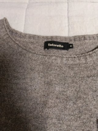 Jersey de lana gris Tintoretto, da para talla M