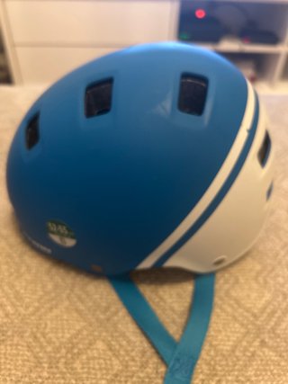 Casco de Esquí para Niño Azul y Blanco