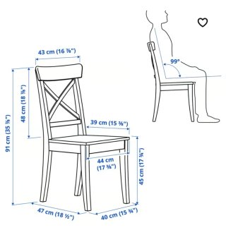 Conjunto de mesa extensible y 6 sillas blancas