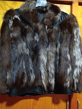 Chaquetón Piel Zorro y Napa