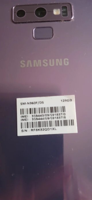 Samsung Galaxy S9 Negro/Morado