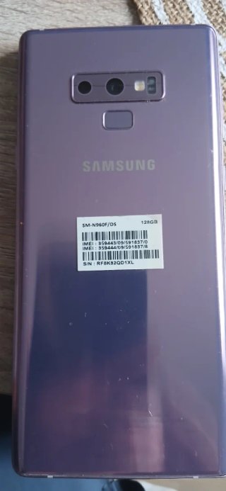 Samsung Galaxy S9 Negro/Morado