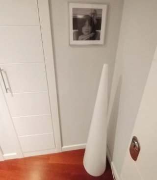 Lámpara cono exterior/interior 135 cm