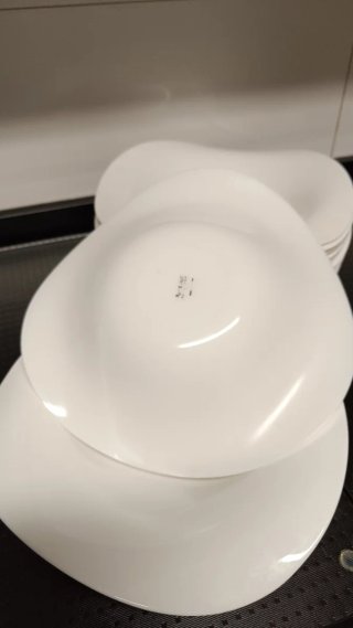 Juego de 14 platos hondos blancos grandes, Arcopal