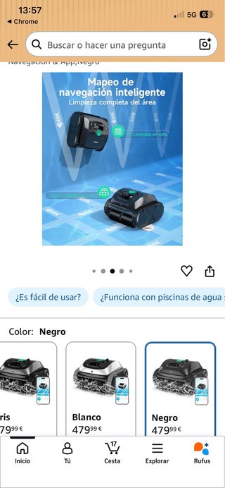 Robot Limpiafondos Piscina WYBOT C1