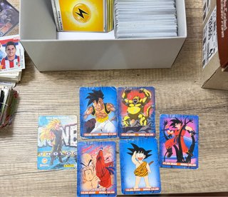 DRAGON BALL Z 1996 – 7 CARTAS VINTAGE + 1 CARTA