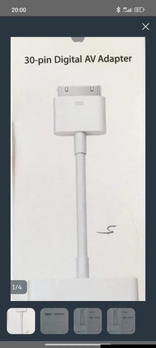 Adaptador AV Digital Apple 30-pin