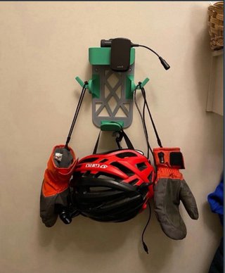 Soporte pared ciclismo zapatillas, casco y gafas i