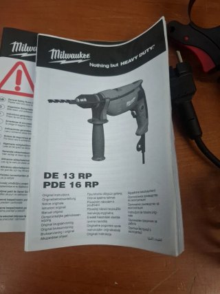 MILWAUKEE TALADRO ROTARIVO DE 13 RP NUEVO ESTRENAR