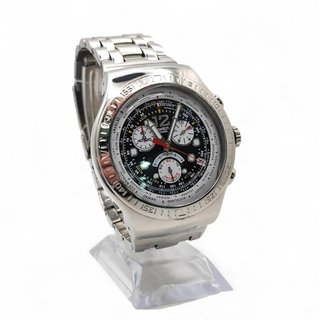 RELOJ SWATCH GET FLY BLACK ACERO CRONOGRAFO YOS414G
