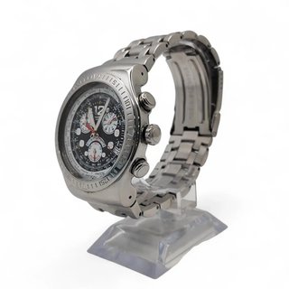 RELOJ SWATCH GET FLY BLACK ACERO CRONOGRAFO YOS414G