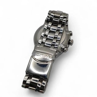 RELOJ SWATCH GET FLY BLACK ACERO CRONOGRAFO YOS414G