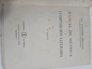 Manual de métrica y composición literaria 1952