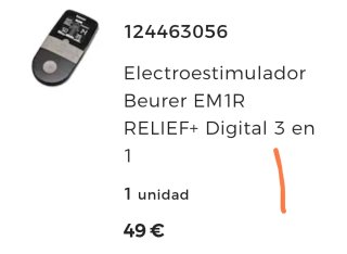Electroestimulador Beurer TENS/EMS Digital