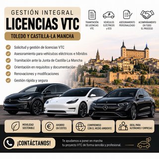 Licencia VTC toledo