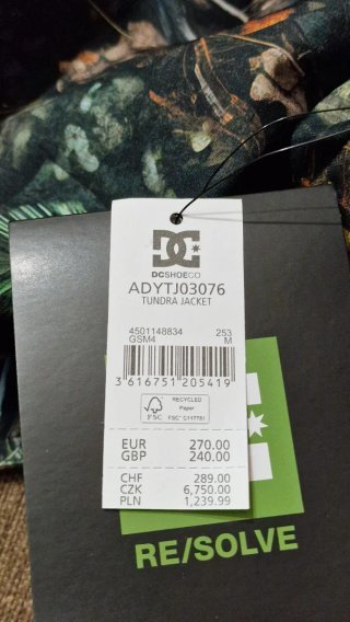 Chaqueta Snow DC Hombre