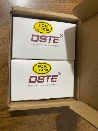 Pack 2 Baterías DSTE LP-E10 para Canon