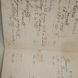 Libretto di famiglia Trieste 1927