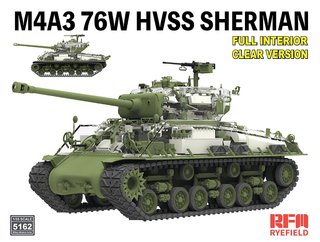 Maqueta M4A3 76W HVSS SHERMAN Interior, RFM 1/35