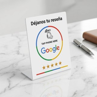 Placa NFC Google Reseñas
