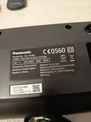 Barra de Sonido Panasonic SC-HTB8