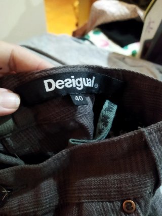 Pantalón Desigual Invierno Talla 40