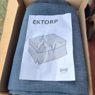 ❤️Capa EKTORP para Repousa-pés IKEA Kilanda Azul