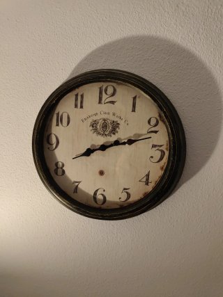 Reloj de Pared Estilo Vintage Medidas 50x50x10