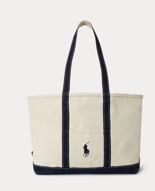 Bolso Polo Ralph Lauren Beige y Azul