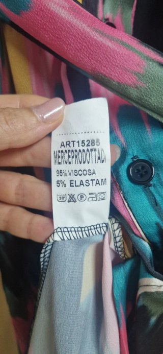 Vestido largo estampado mujer en manga larga