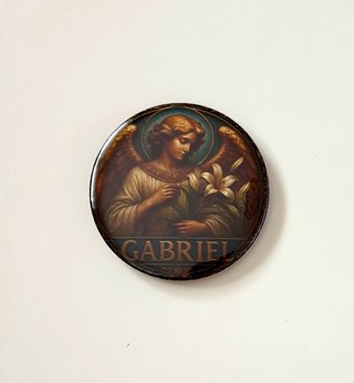 Imán Ángel Gabriel con Lirio