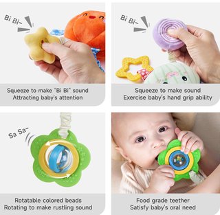 Sonajeros Juguetes Verduras Bebé 0-12 Meses.