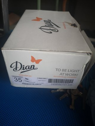 Zapato Dian Premier Blanco Talla 35